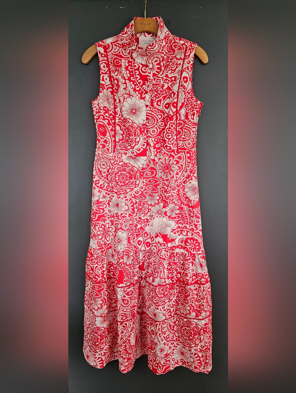 Hyacinth House Sleeveless Floral Hillsborough Midi Dress